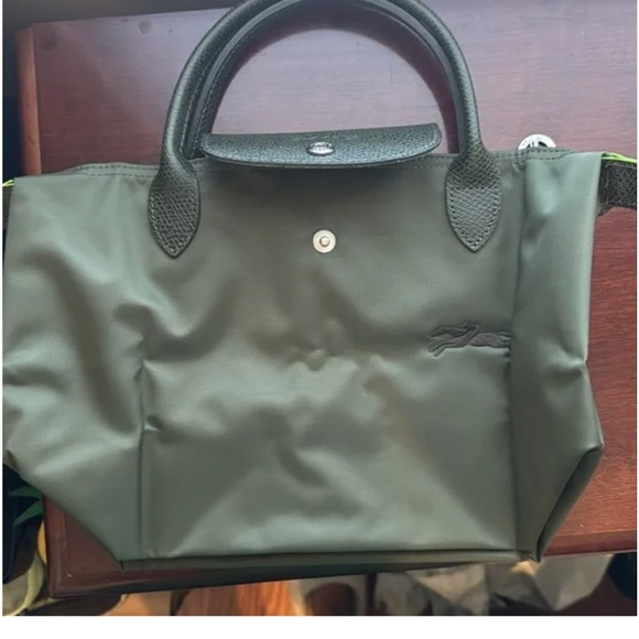 Logchamp Le Pliage tote (med) forest green - Picture 4 of 5